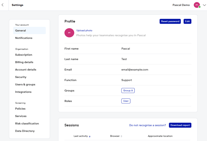 Redesign Settings of Pascal 2